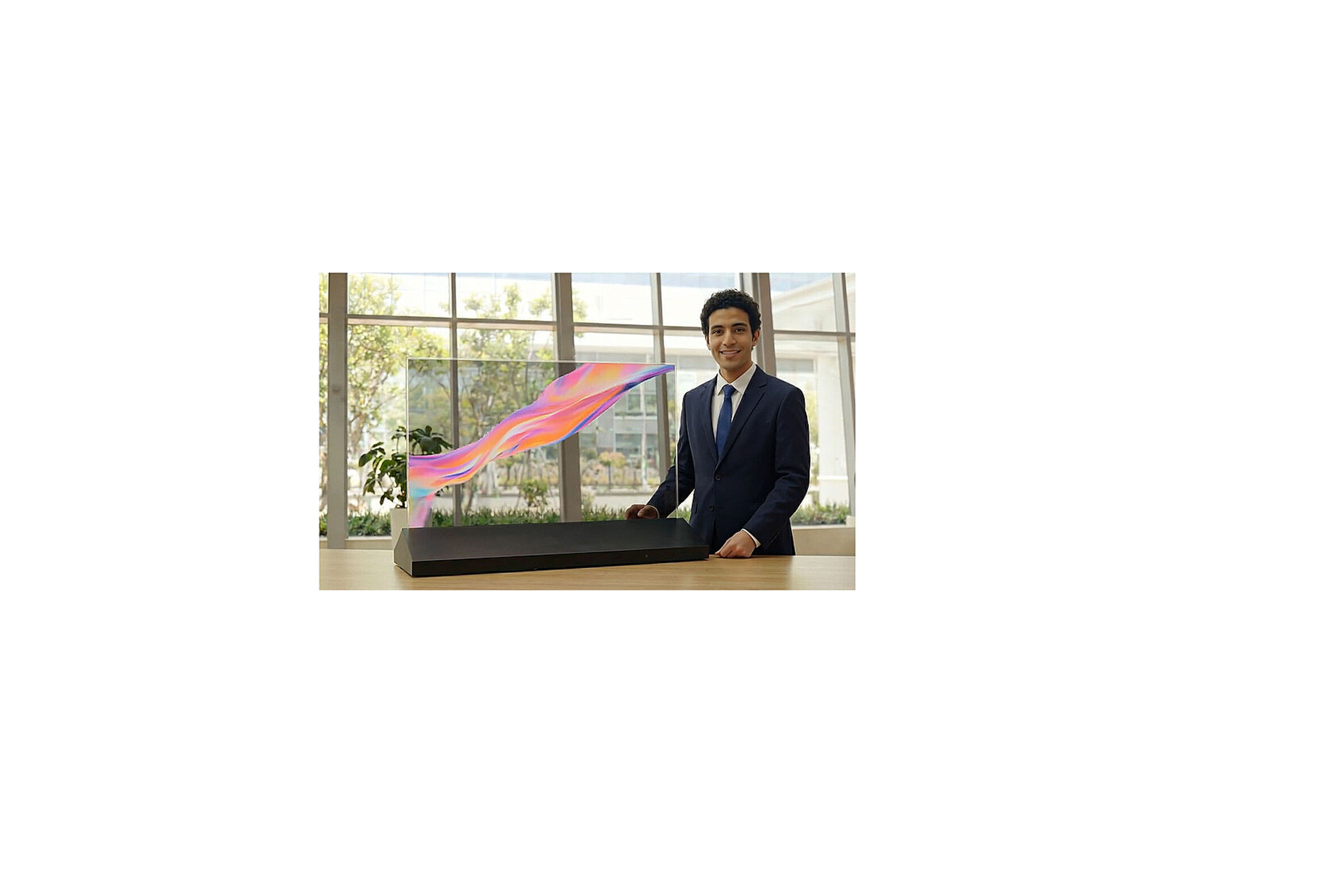 Transparentes-OLED