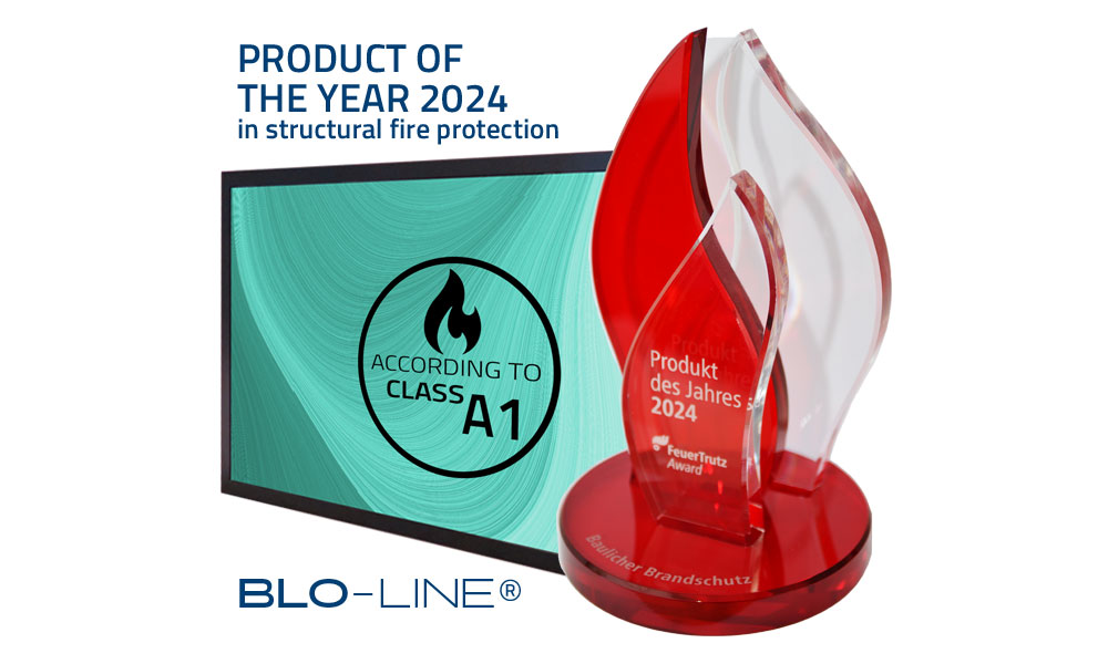 The BLO-Line® fire load optimised monitor