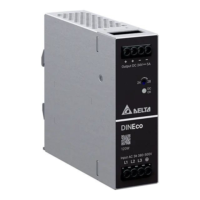 Deltas 3-Phase DIN Rail Power Supplies DIN Eco Series Empower Diverse Industrial Applications